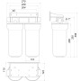 Система 2-х ступенчатого очистки Optima OP-02,1 "