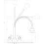 Кухонный смеситель DOMINO DKF-209-103MA-SHARM