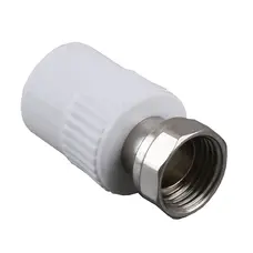 Муфта с накидной гайкой Kalde PPR ф25х3 / 4 (белый) 12084