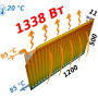 Радіатор сталевий панельний KALDE 11 низ/справа 500х1200 (без OUTER)