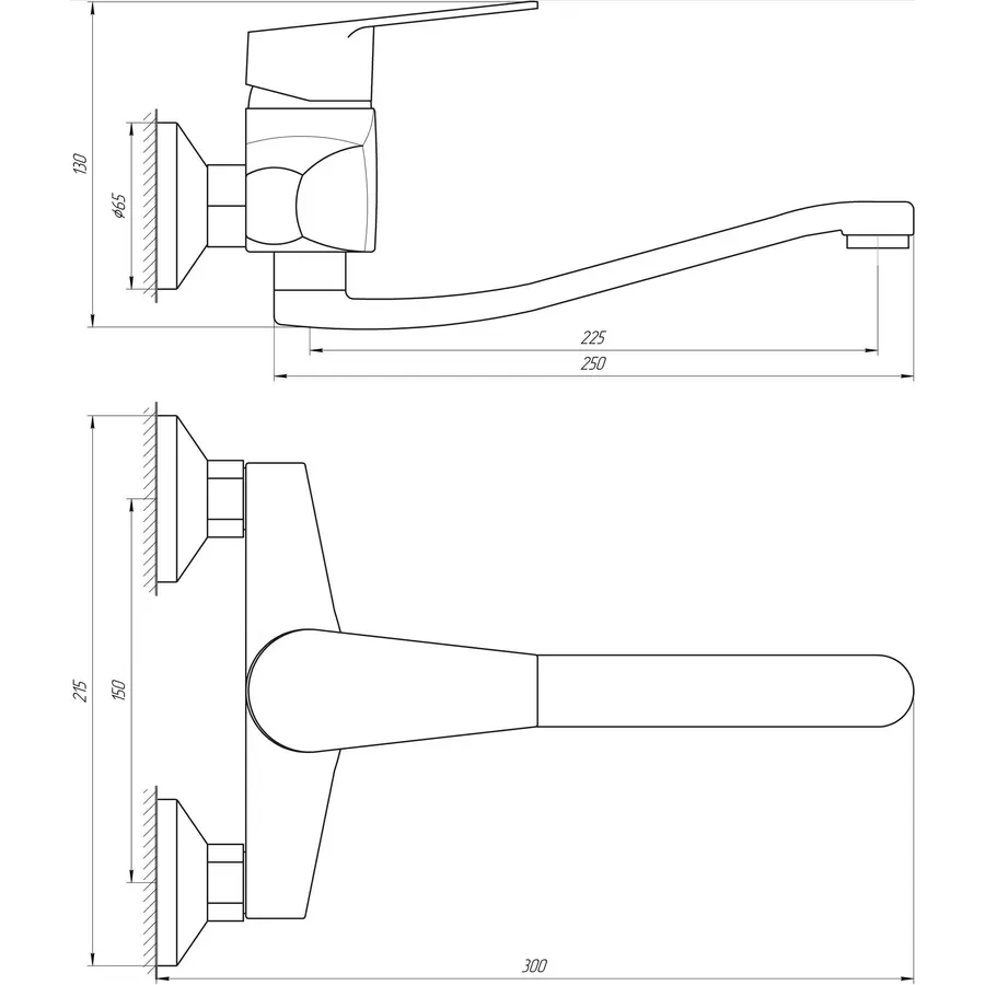 Змішувач для кухні DOMINO BLITZ DBC-104