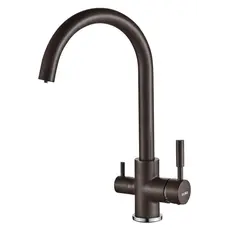 Змішувач для кухні під осмос Globus Lux LAZER GLLR-0333-6-MARONE