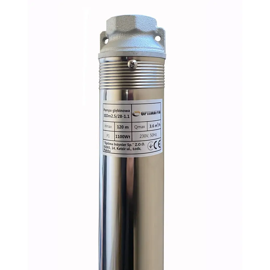 Насос свердловиний з підвищеною стійкістю до піску OPTIMA PM 3SDm2,5/28 1,1 кВт 135м + 15 м кабель