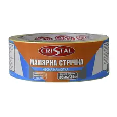 Стрічка малярна CRISTAL 36 мм х 25 м