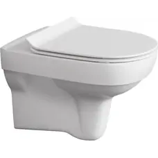 Унітаз CET Cersanit 793 CITY NEW CLEAN ON підвісний з кришкою дюропласт ліфт