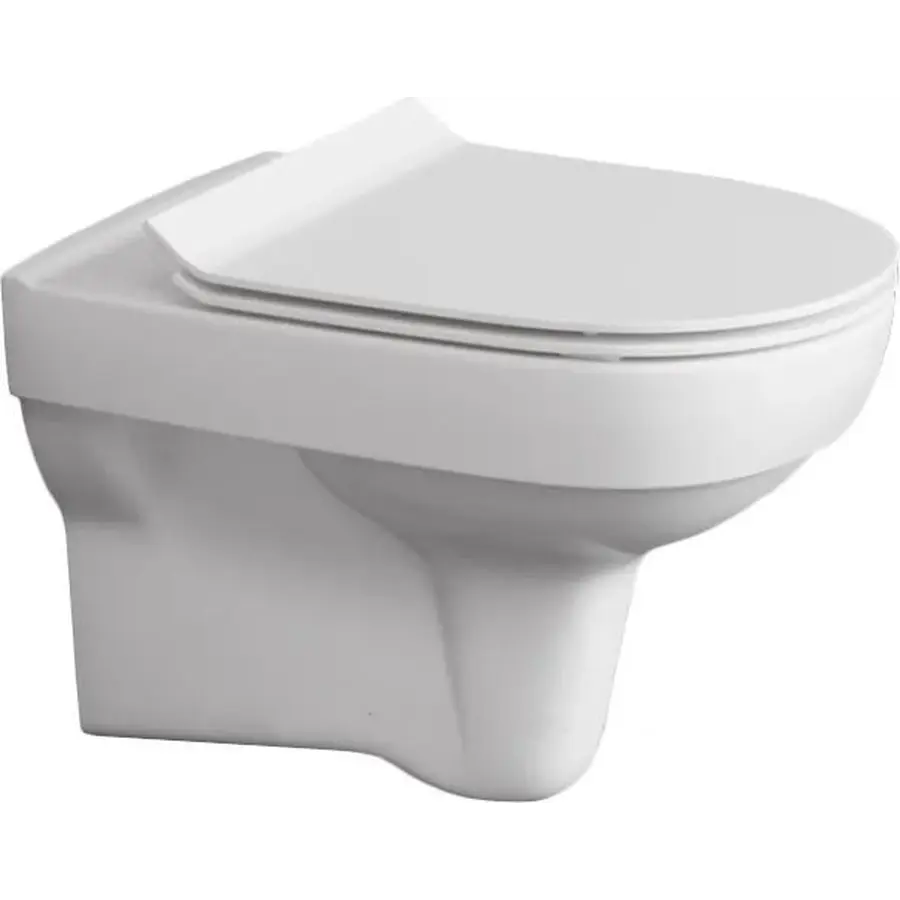 Унитаз подвесной Cersanit CET Cersanit 793 CITY NEW CLEAN ON подвесной с крышкой дюропласт лифт