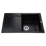 Гранітна мийка Globus Lux KOMO чорний 790х500мм-А0002
