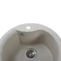 Гранитная кухонная мойка Globus Lux ORTA песчаный 485мм-А0004