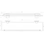 Полиця скляна Perfect Sanitary Appliances RM 1702