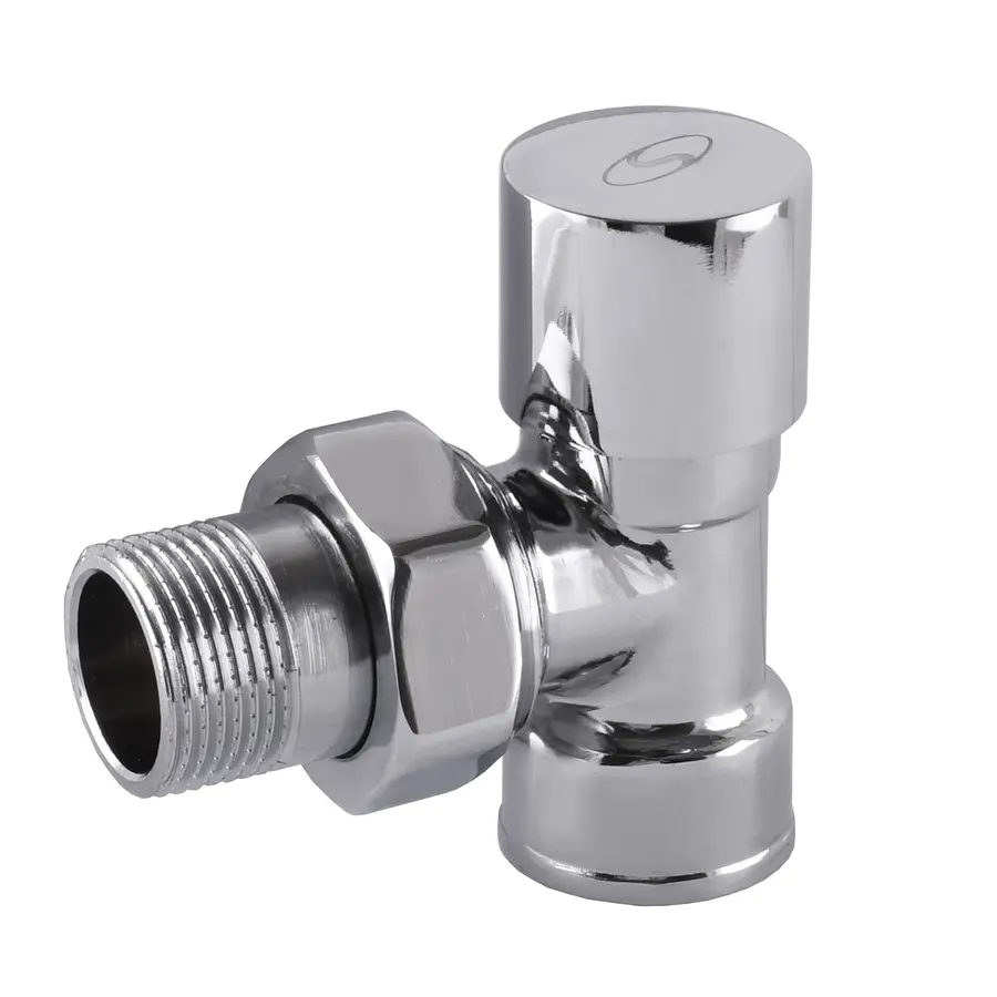 Кран вентильный угловой с американкой SOLOMON 3/4 "CHROM 1845 вент.