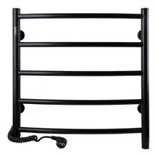 Рушникосушарка UNIO LD EL 500-500-5 BLK Драбинка Дуга електро чорна