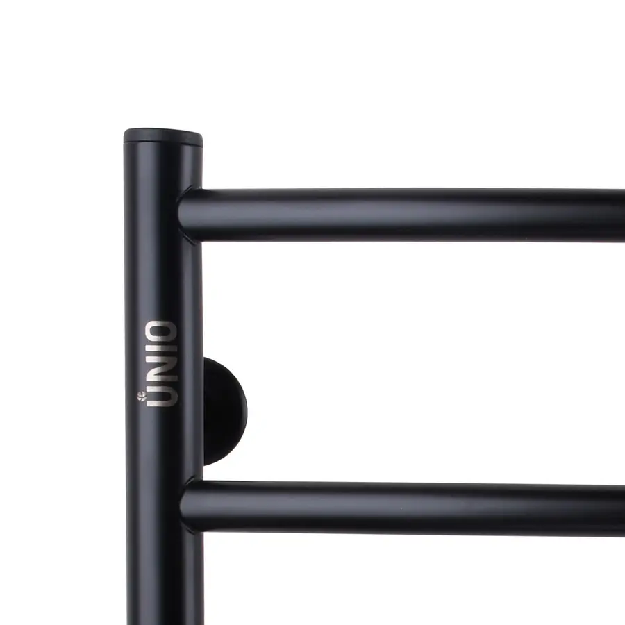 Рушникосушарка UNIO LD EL 500-500-5 BLK Драбинка Дуга електро чорна