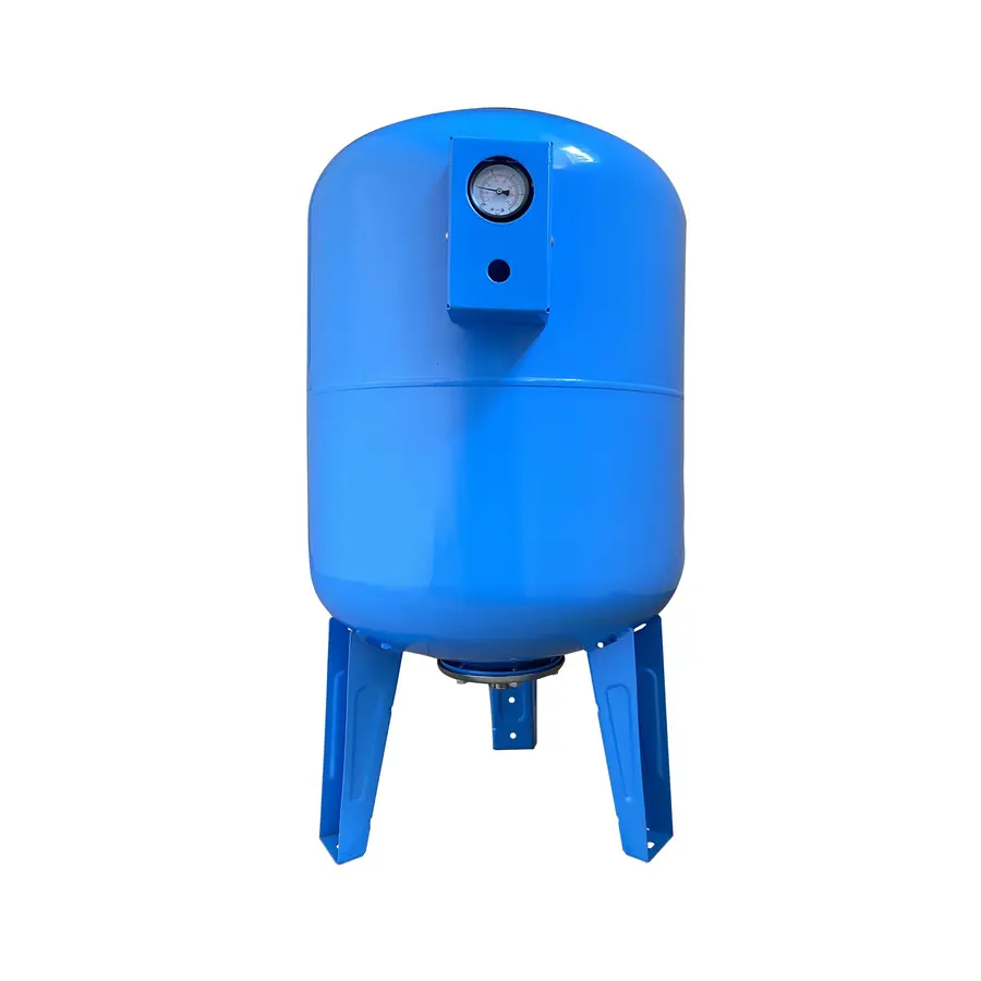 Гідроакумулятор100л VOLKS pumpe 10bar вертик.(з манометром)