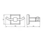 Крючок двойной Perfect Sanitary Appliances КВ 9925