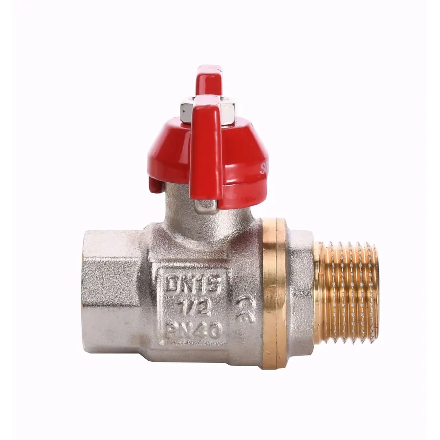 Кран кульовий прямий SOLOMON 1/2″ ЗВ КБ PN40 B1008