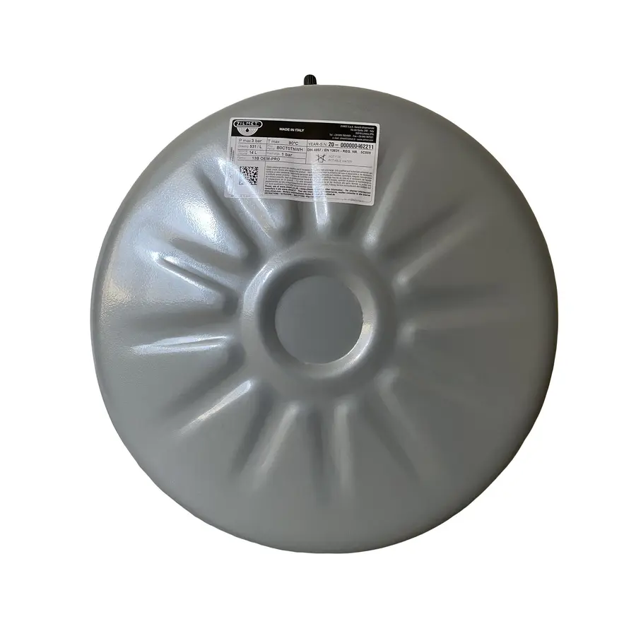 Бак Zilmet oem-pro для монтажу в котли плоский Арт. 531 14л 3bar рифлений ( 13B6001400 )