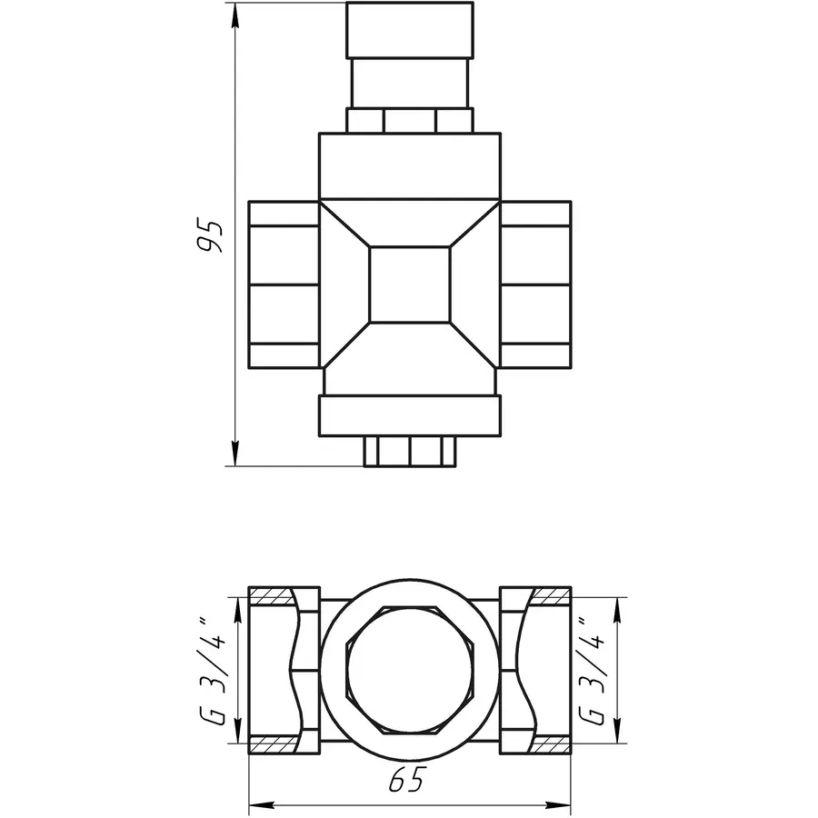 Редуктор ITAP 3/4″ 360