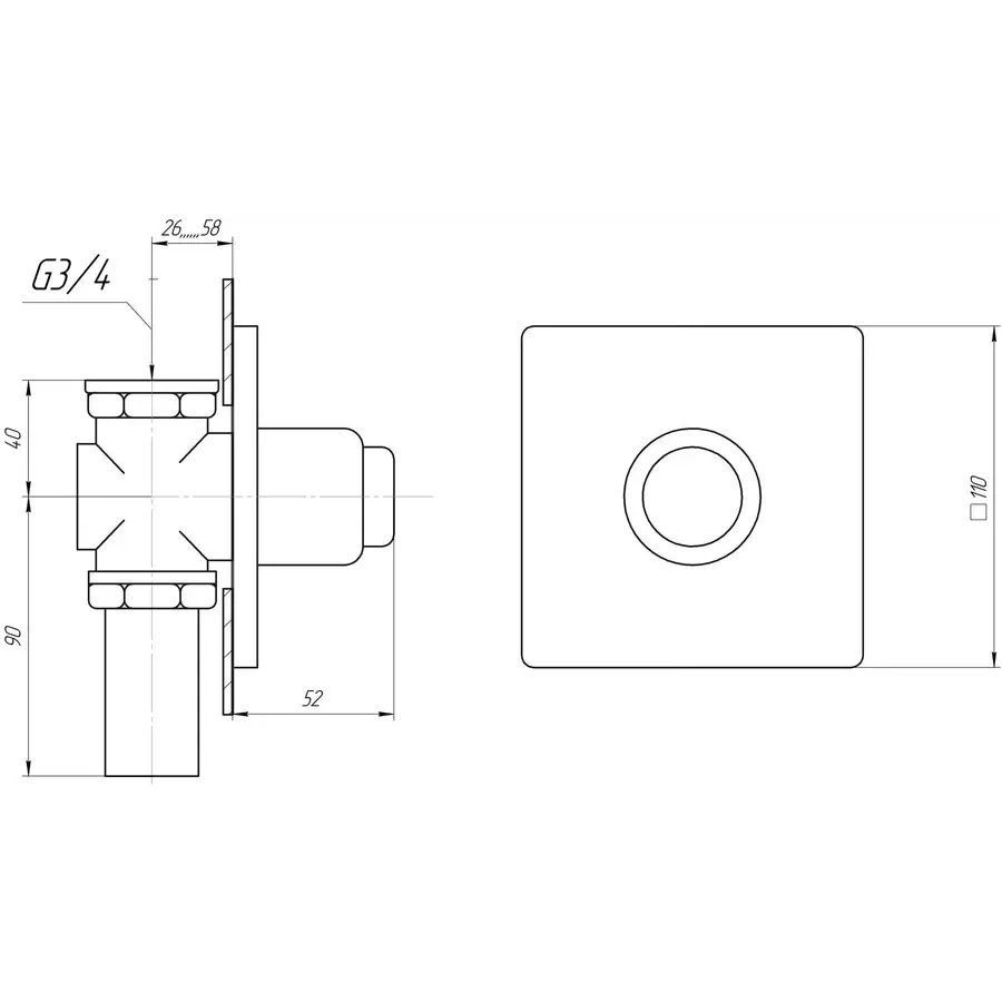 Кран-дозатор для унитаза TREMOLADA ТREMO-471