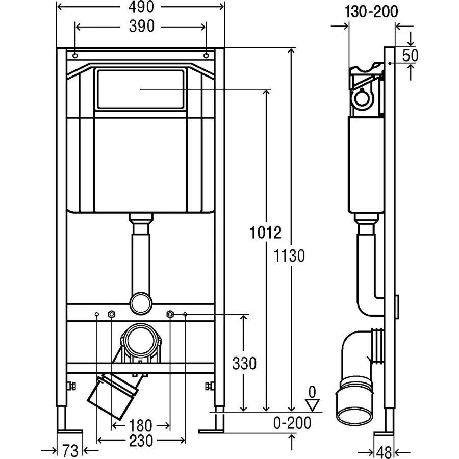 Модуль-бачок для унітаза Eco Standart Viega 673192