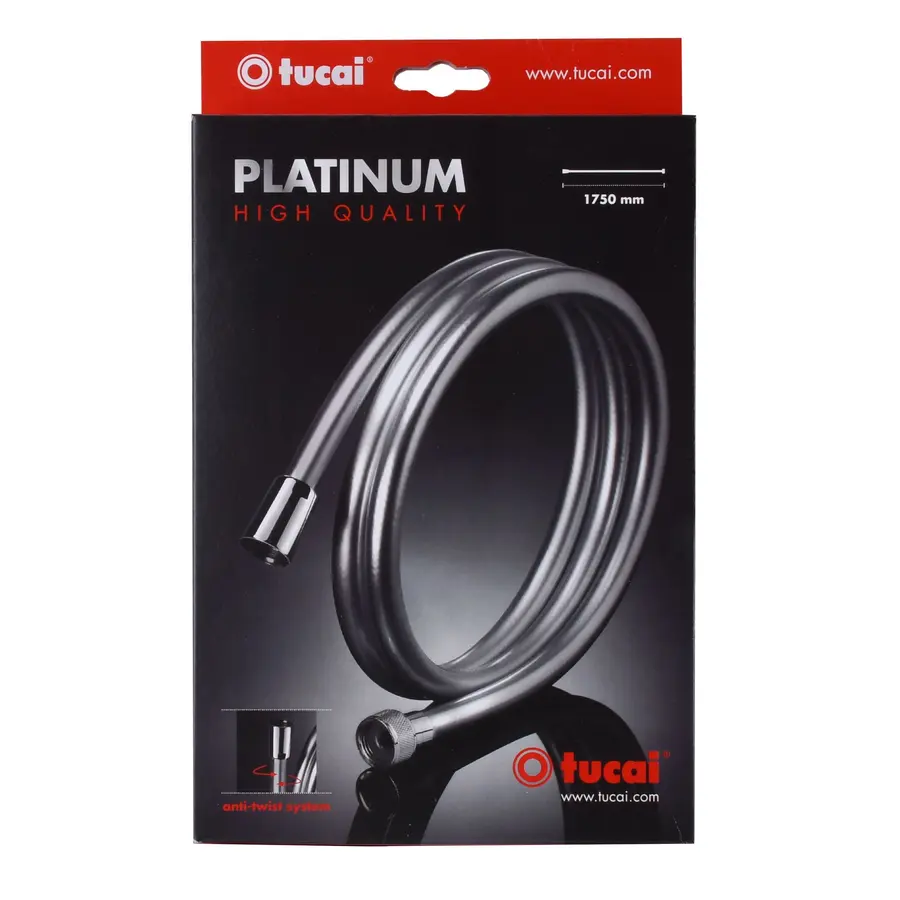 Шланг душовий TUCAI Shower Hose Platinum 175см Satin (201962)