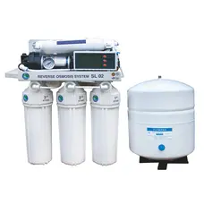 Система н. осмоса Bio + systems (мембр.Filmtec, водоворот. США), насос, ок. рук. RO-75-SL02