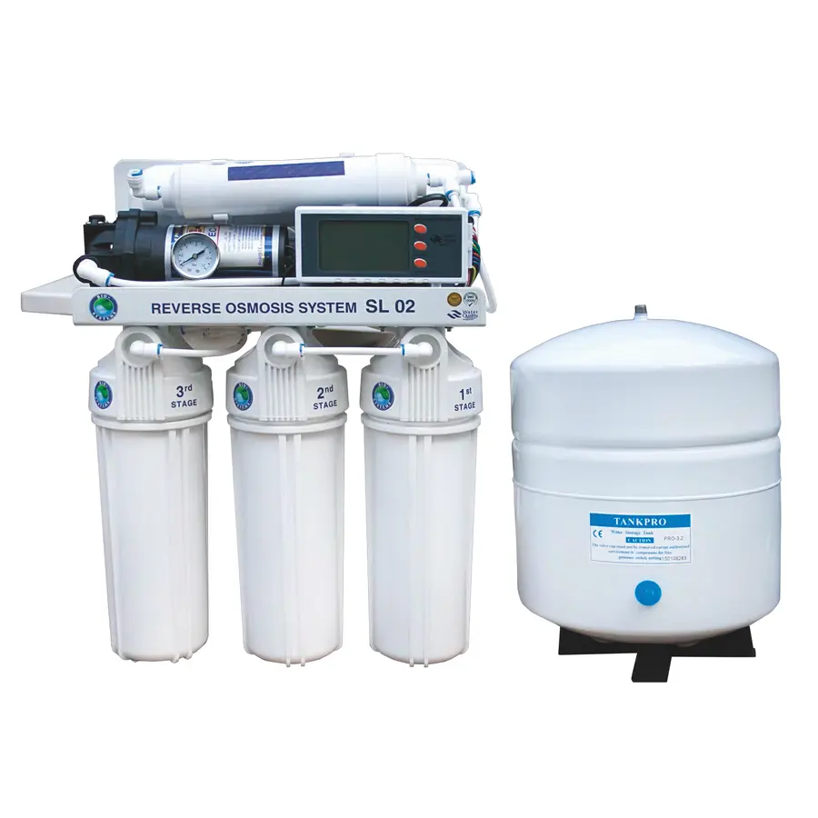 Система н. осмоса Bio + systems (мембр.Filmtec, водоворот. США), насос, ок. рук. RO-75-SL02