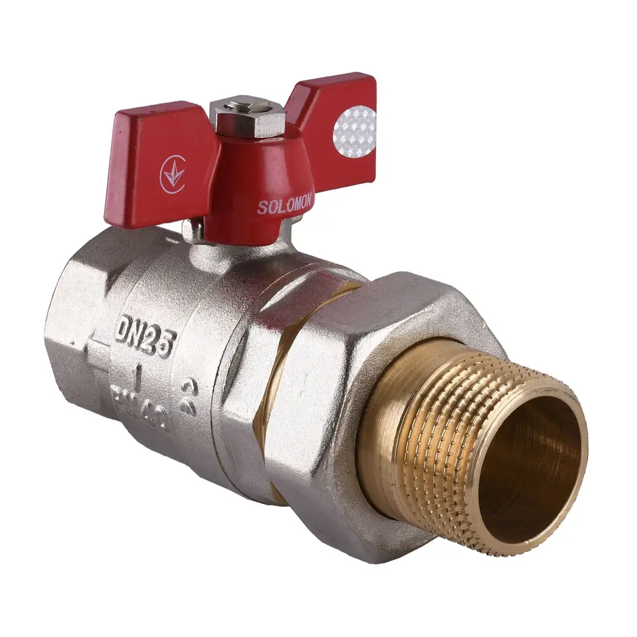 Кран шаровый с американкой SOLOMON 1 "УСИЛЕННЫЙ 0021042