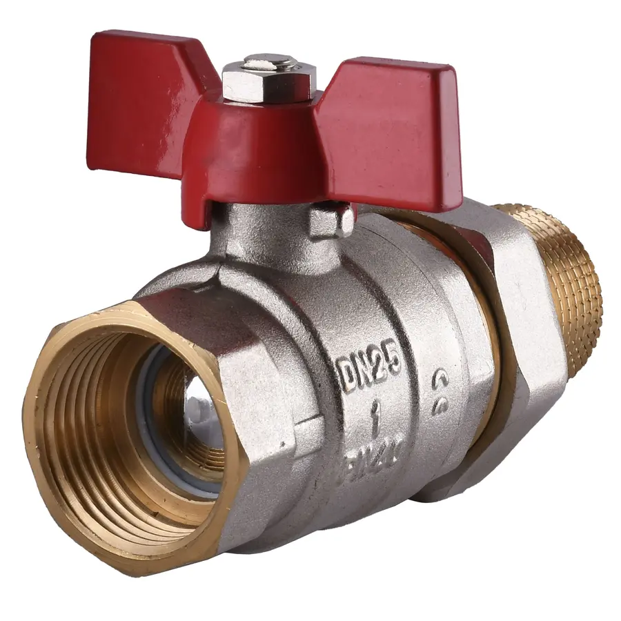 Кран шаровый с американкой SOLOMON 1 "УСИЛЕННЫЙ 0021042