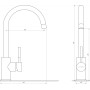 Кухонний змішувач Globus Lux LAZER GLLR-103S