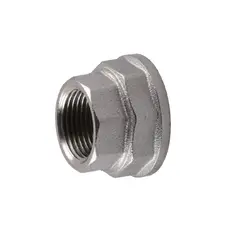 Муфта редукційна нікельована 1 1/2″ВР х 1 1/4″ВР штампована восьмигранна А0338А(нк) VA