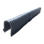 Такерна гарпун-скоба для кріплення труби ТП Ø16-20 довжина 40мм чорна монолітна (кор.550шт)
