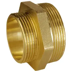 Ніпель редукційний латунний 2″ЗР х 1 1/2″ЗР штампований А0545А