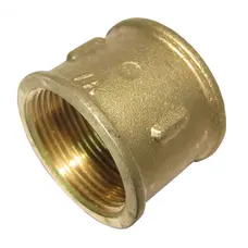 Муфта латунна 3/4″ВР х 3/4″ВР ливарна А0302А VA