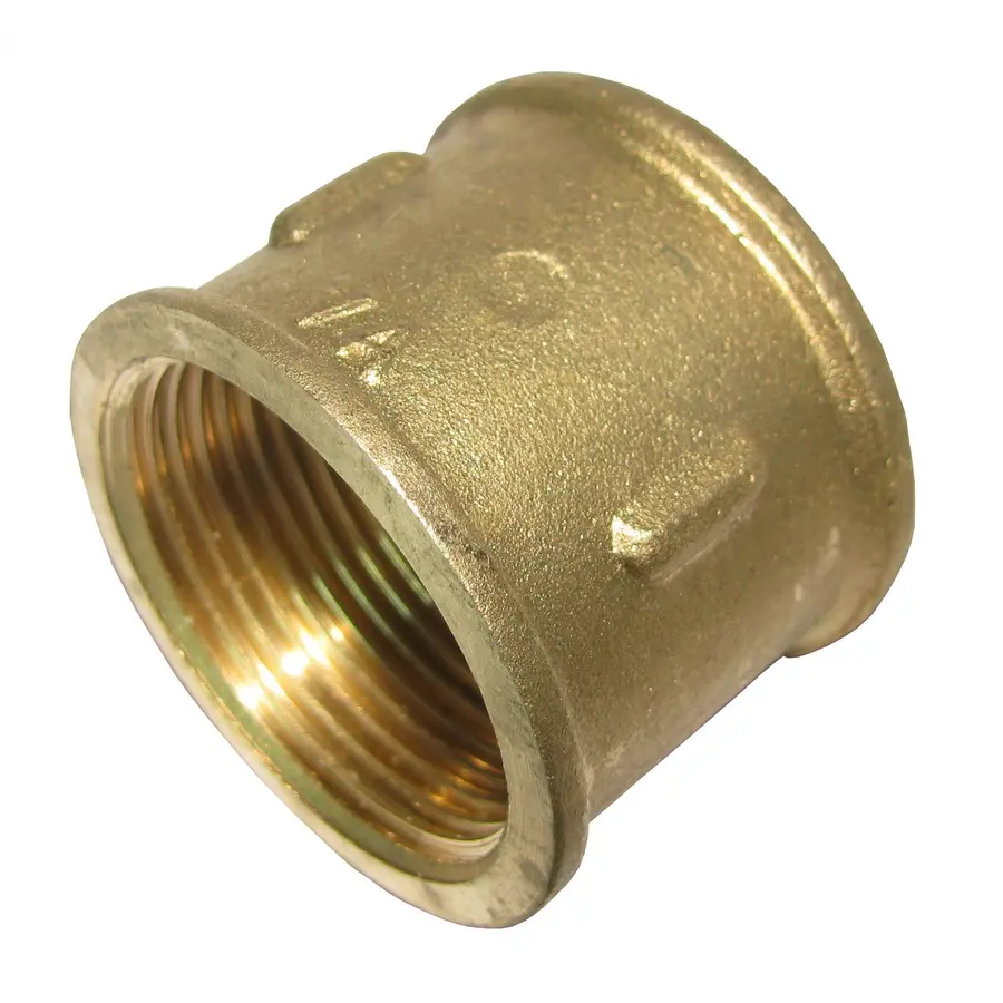 Муфта латунна 3/4″ВР х 3/4″ВР ливарна А0302А VA