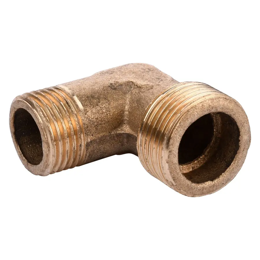 Кутник редукційний латунний 3/4″ЗР х 1/2″ЗР ливарний 1010Б