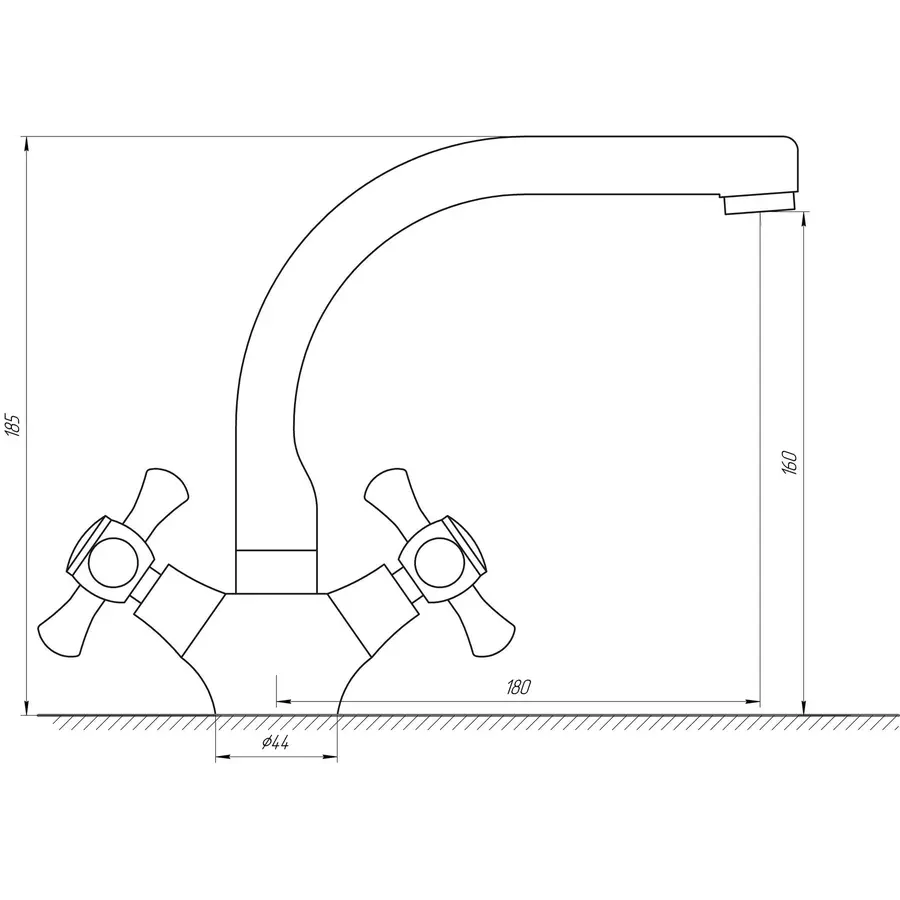 Смеситель для умывальника DOMINO DKF-204-06-CRUIZE