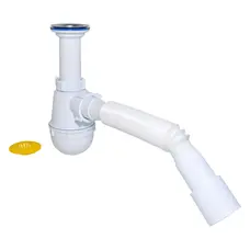 Сифон Waterstal А-40029 для мийки 1 1/2″ з гофрою