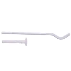 Кронштейн секційного радіатора штирьковий білий з дюбелем ф7х170мм (кратно 2)