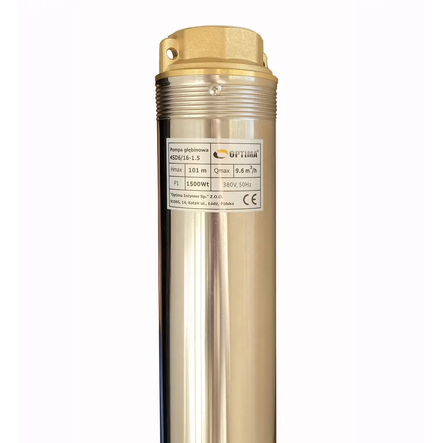 Насос свердловинний з підв. стійк. до піску OPTIMA 4SD 6/16 1,5 кВт 88м 3-фазний ( 1 частина )