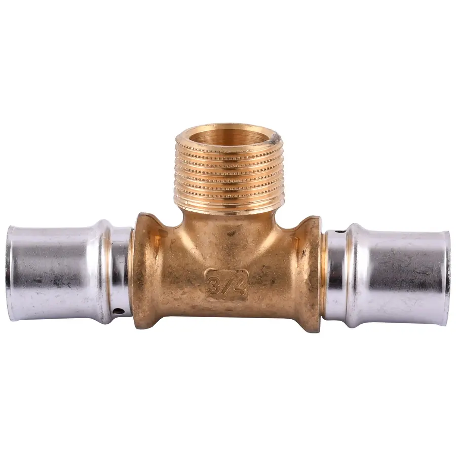 Трійник із зовнішньою різьбою прес APE ITALY AP 133 20х3/4″х20