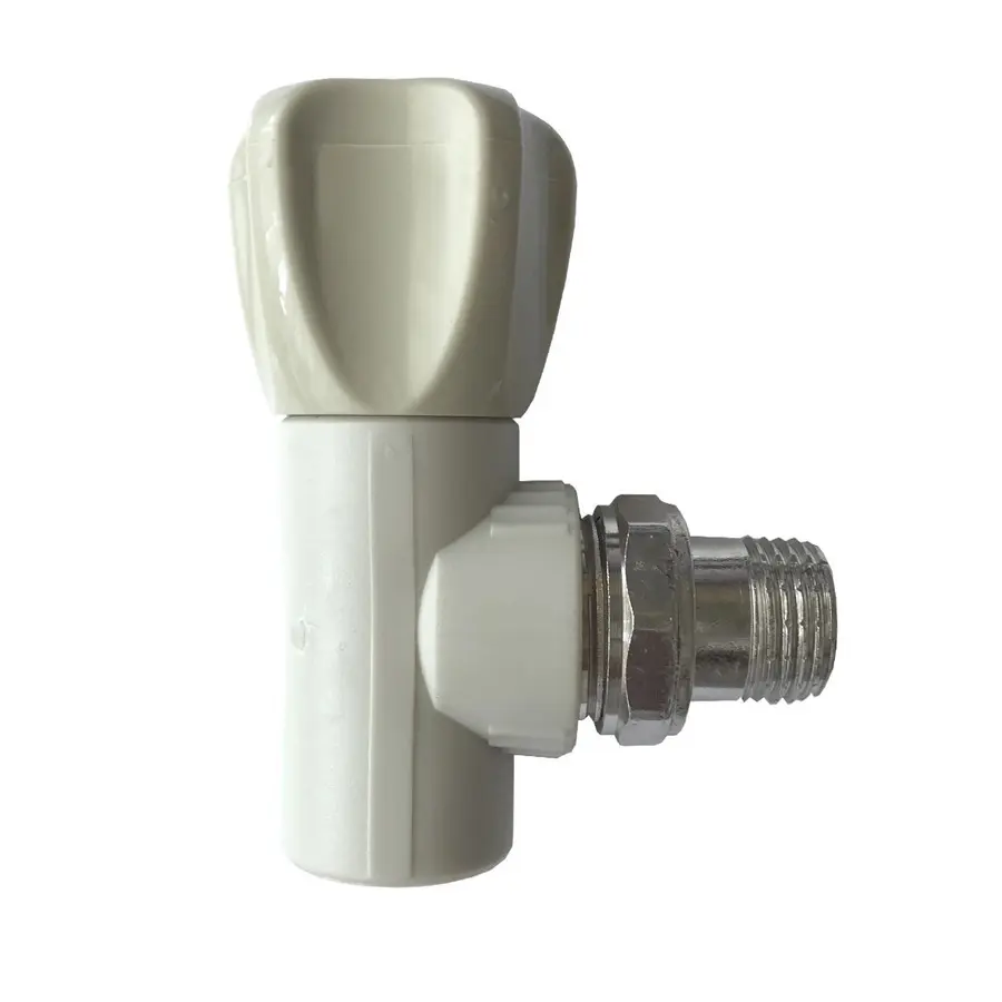 Вентиль радіаторний кутовий Kalde PPR ф20x1/2 22001