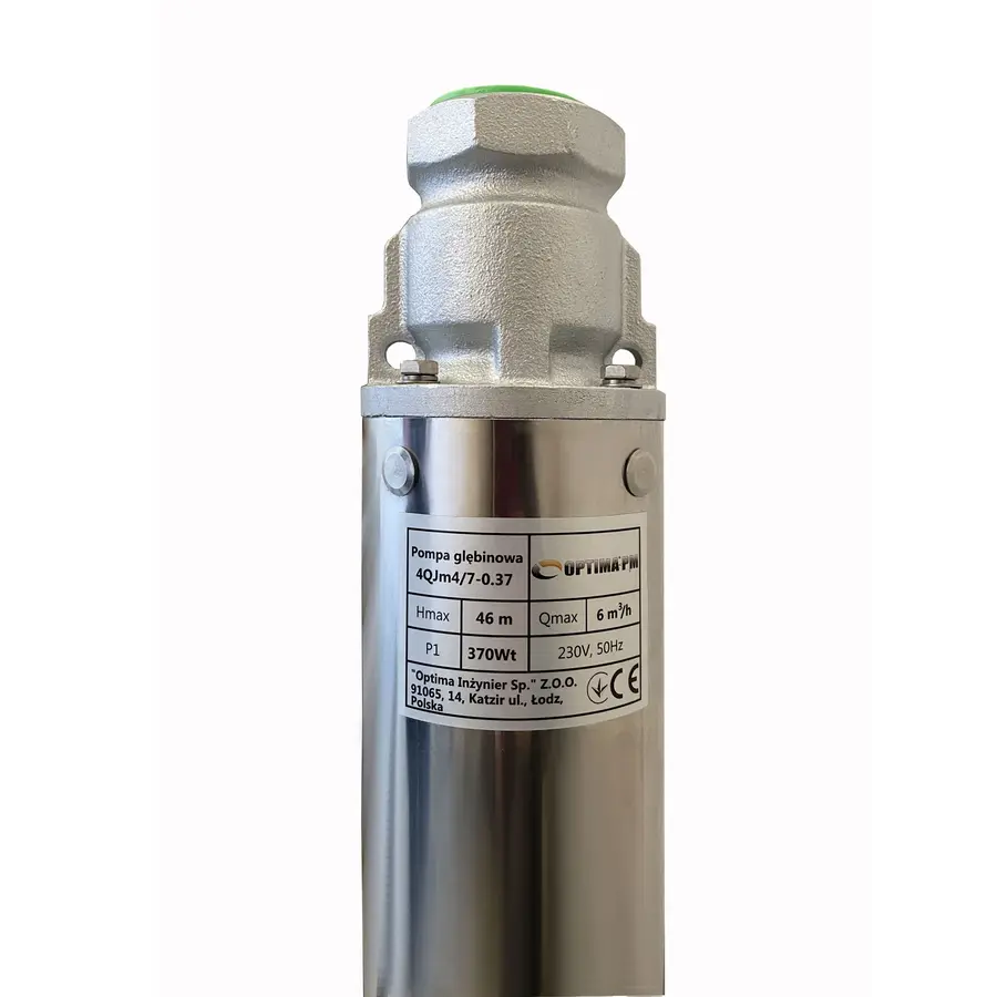 Насос свердловиний з підвищеною стійкістю до піску OPTIMA PM 4QJm4/ 7 0,37 кВт 50м + 1,5 м кабель