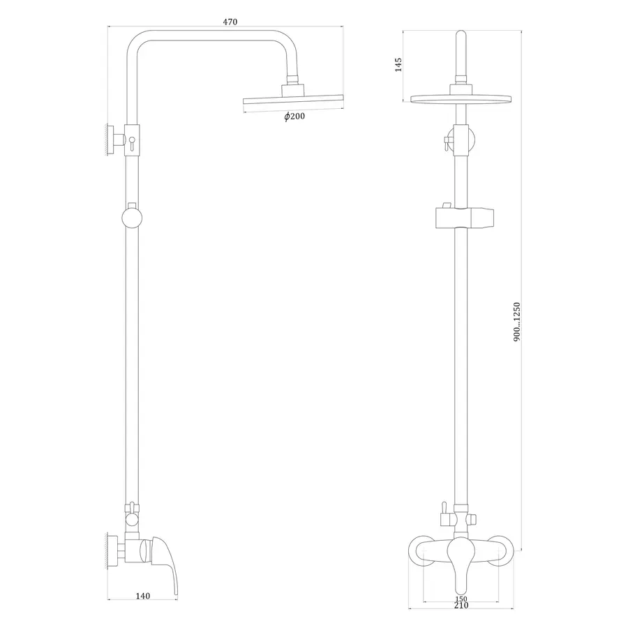 Душова система Globus Lux Solly GLSO-0044