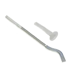 Кронштейн секційного радіатора CRISTAL NS-1011 штирьковий оцинкований з дюбелем ф9х245мм (кратно 2)