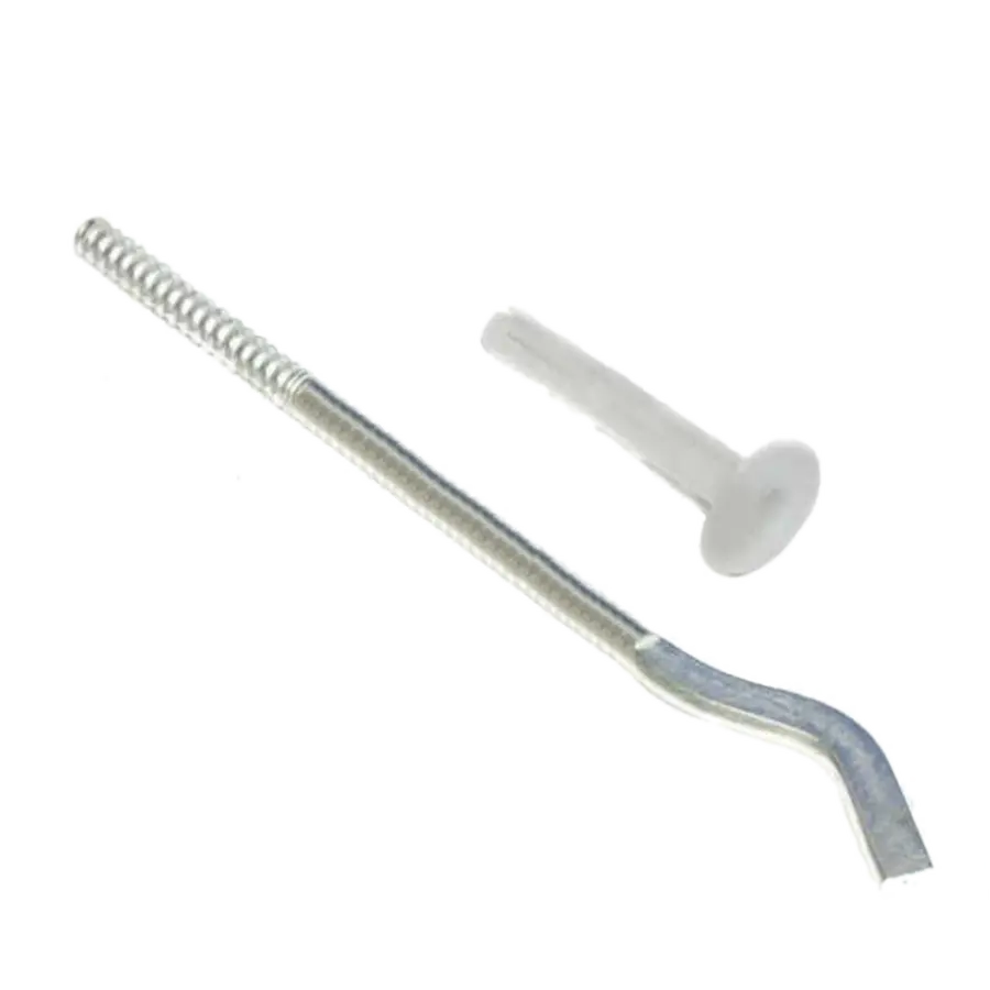 Кронштейн секційного радіатора CRISTAL NS-1011 штирьковий оцинкований з дюбелем ф9х245мм (кратно 2)