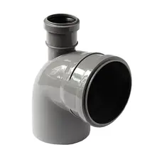 Колено VSplast 110x90 ° с отводом 50мм (вертикальное)