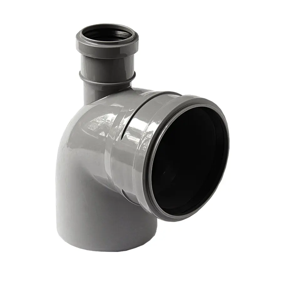 Колено VSplast 110x90 ° с отводом 50мм (вертикальное)