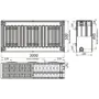 Радиатор стальной панельный KALDE 33 бок 500х3000