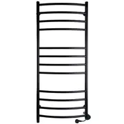 Рушникосушарка UNIO LDE ER 1200-500-12 BLK Драбинка Дуга Еліт електро чорна