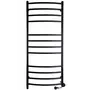 Полотенцесушитель UNIO LDE ER 1200-500-12 BLK Лесенка Дуга Элит электро черная